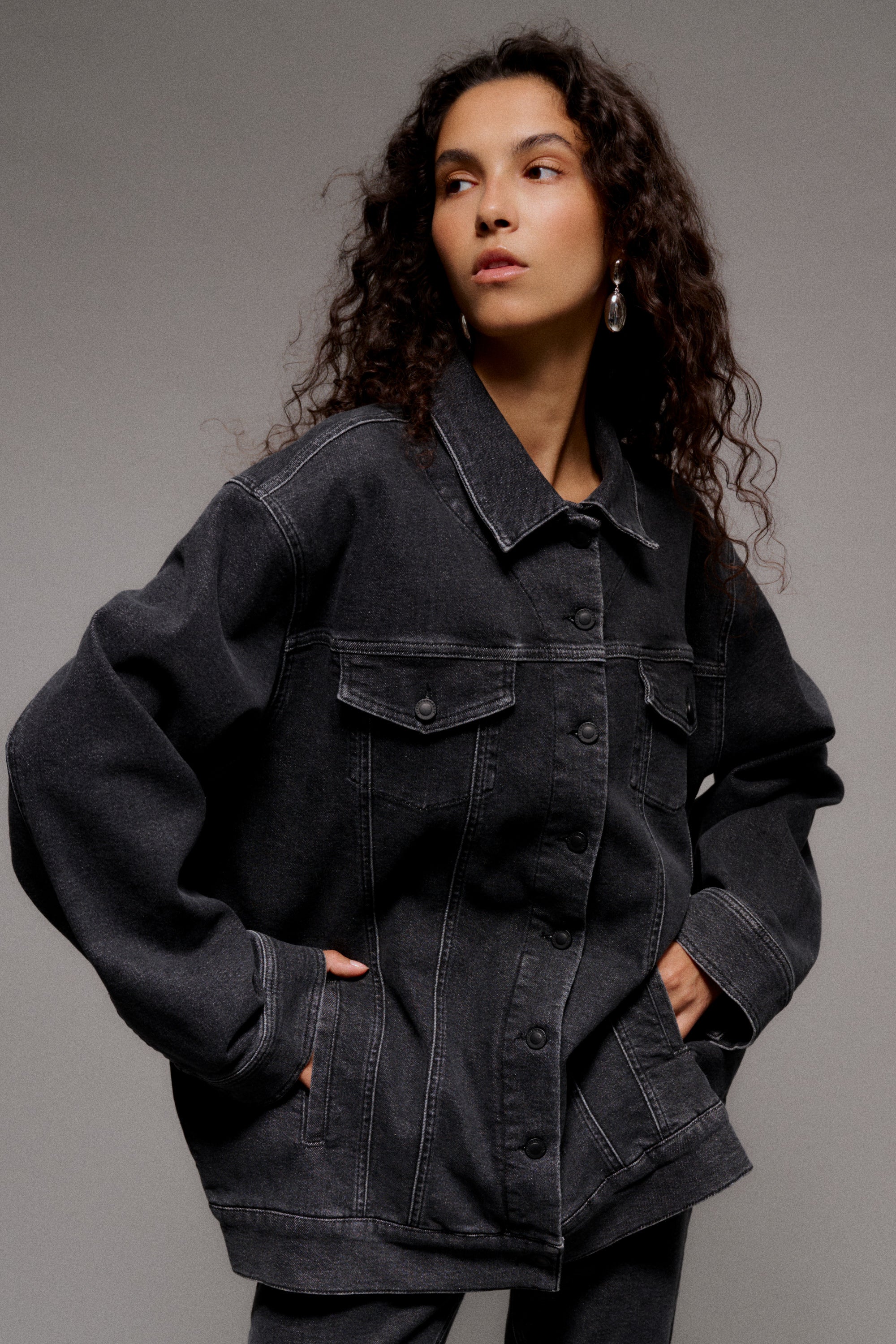 IVY Copenhagen IVY-Augusta Oversize Jacket Wash Istanbul Black Coats & Jackets 9 Black