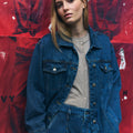IVY Copenhagen IVY-Augusta Oversize Jacket Wash Waterford Coats & Jackets 51 Denim Blue