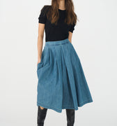 IVY Copenhagen IVY-Augusta Solar Skirt Wash Bristol Skirt 51 Denim Blue