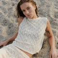 IVY Copenhagen IVY-Breeze Crochet Top Shirts & Blouses 03 Ecru