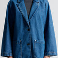 IVY Copenhagen IVY-Brooke Boxy Blazer Wash Jaca Coats & Jackets 51 Denim Blue