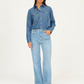 IVY Copenhagen IVY-Brooke EARTHxSWAN Jeans Wash Capri Blue Jeans & Pants 51 Denim Blue