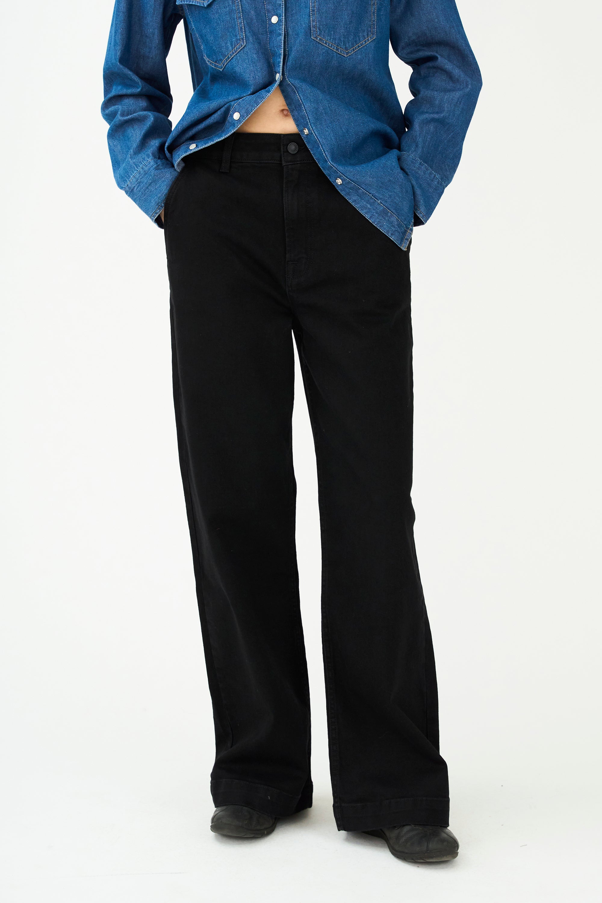 IVY Copenhagen IVY-Brooke French Jeans Wash Black Nottingham Jeans & Pants 9 Black