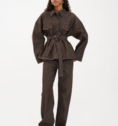 IVY Copenhagen IVY-Brooke Jeans Exclusive Brown Bourgogne Jeans & Pants 370 Burgundy