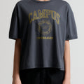 IVY Copenhagen IVY-Campus Glitter Tee Tops & T-shirts 84 Rock Grey