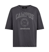 IVY Copenhagen IVY-Campus Glitter Tee Tops & T-shirts 862 Silver Grey