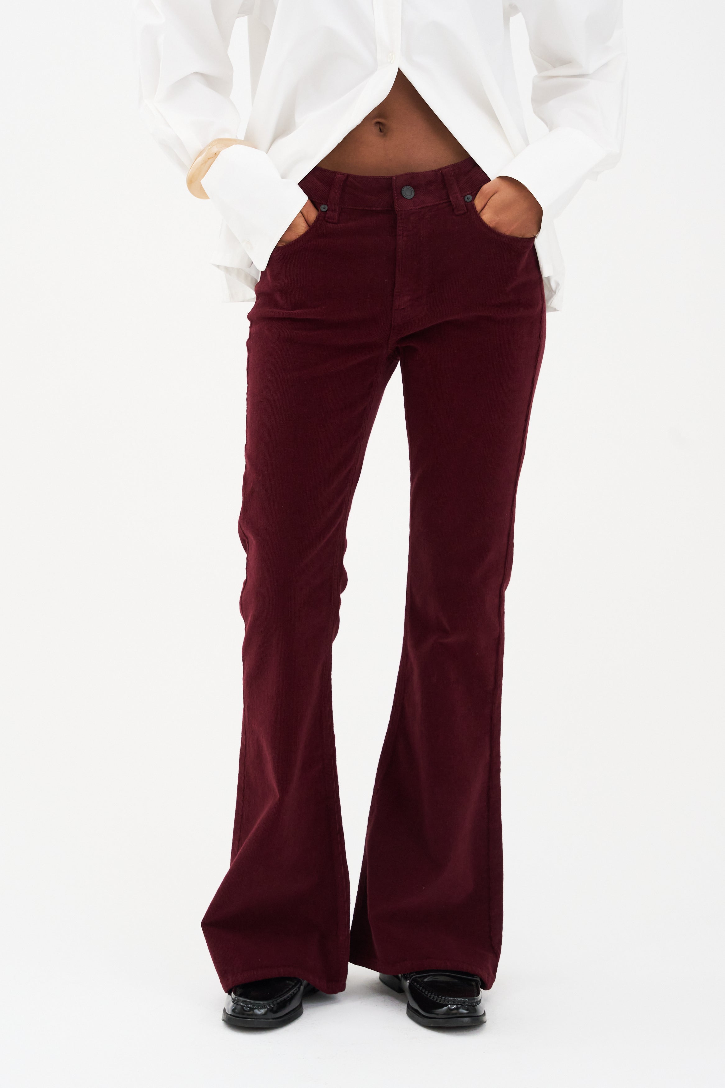 IVY Copenhagen IVY-Charlotte Jeans Cord Jeans & Pants 370 Burgundy