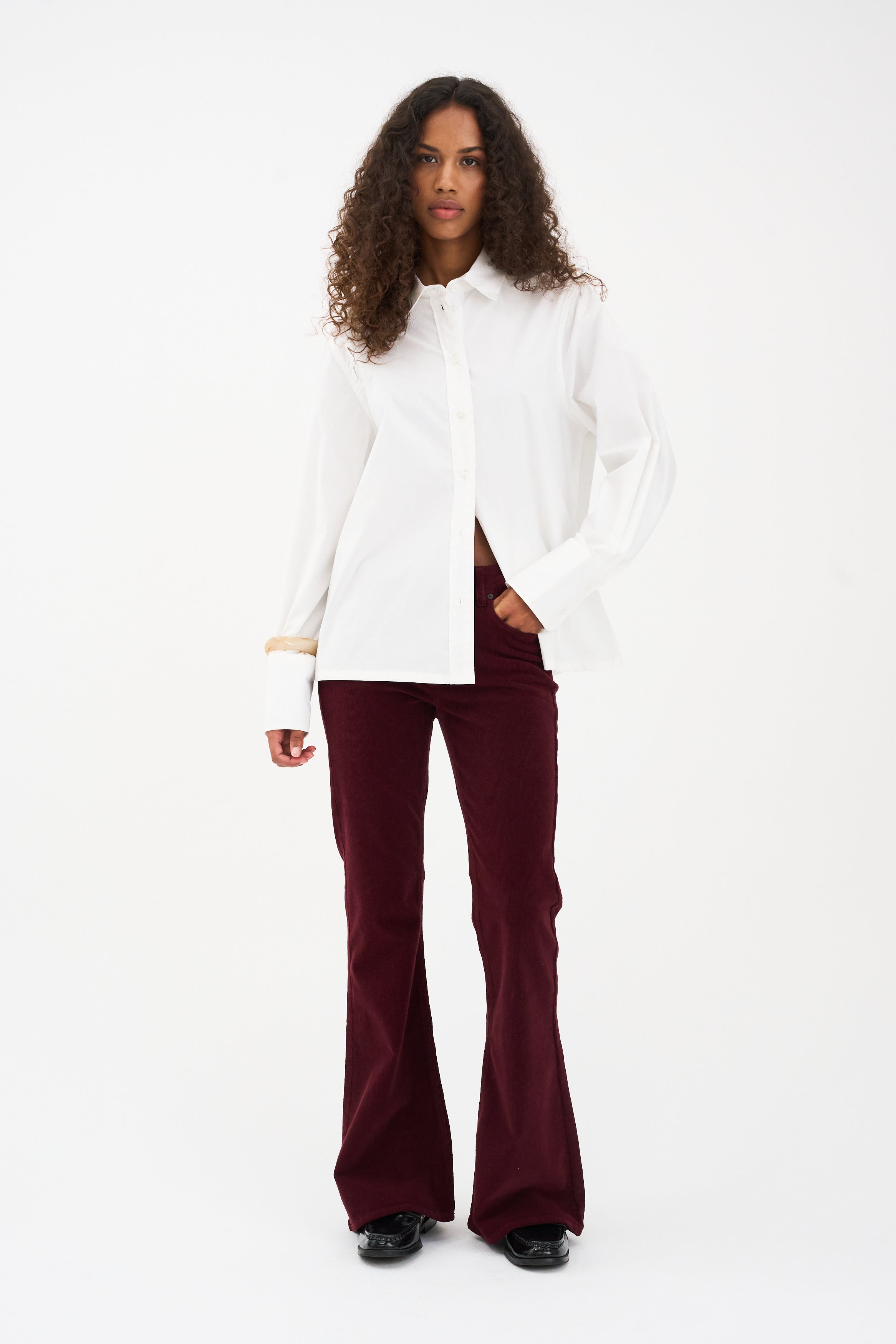 IVY Copenhagen IVY-Charlotte Jeans Cord Jeans & Pants 370 Burgundy