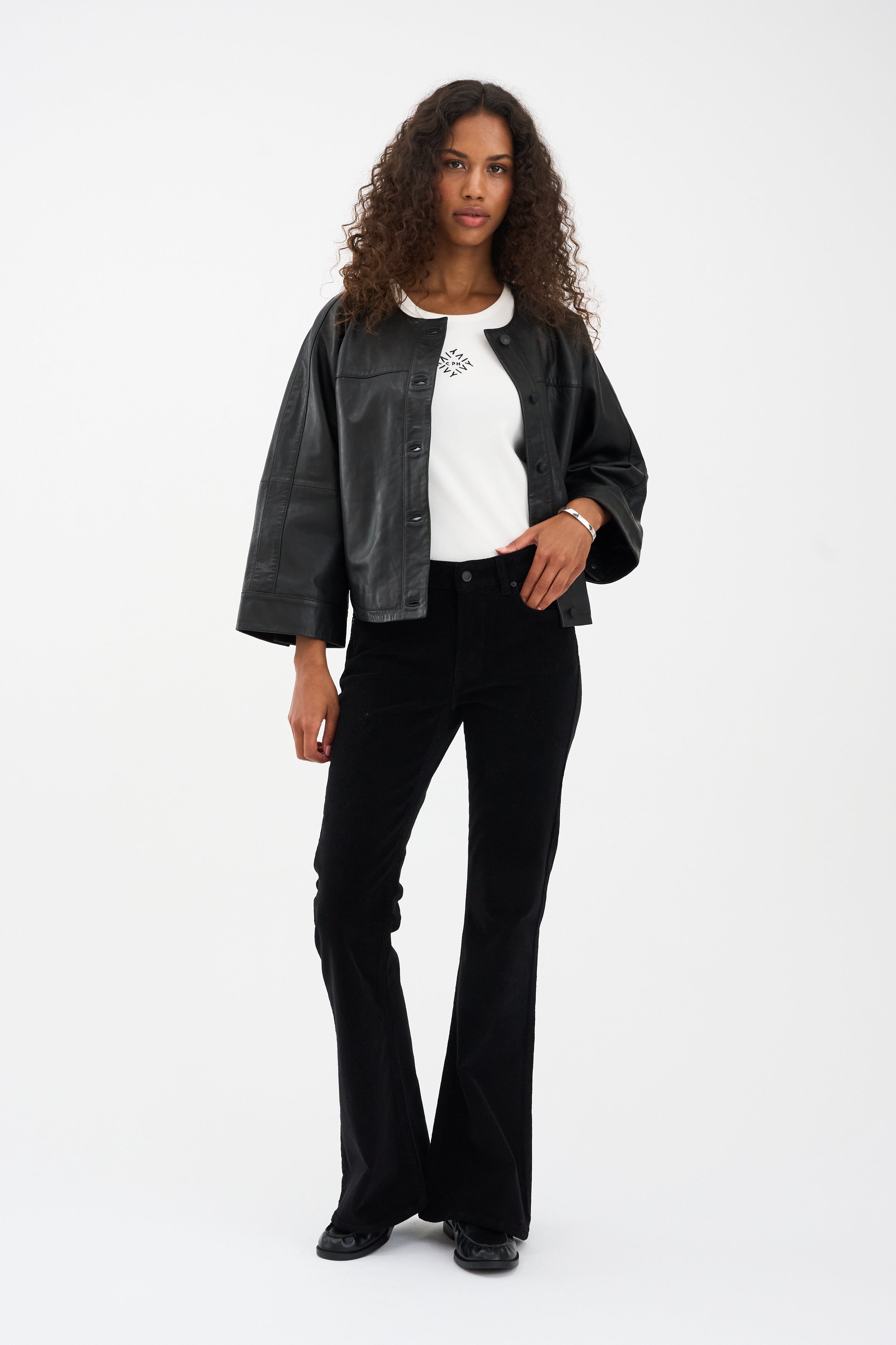 IVY Copenhagen IVY-Charlotte Jeans Cord Jeans & Pants 9 Black