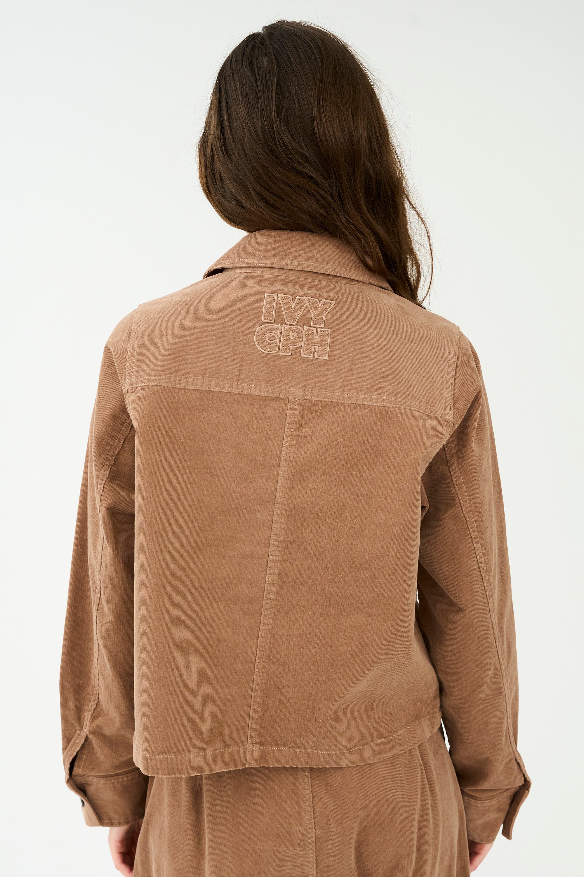 IVY Copenhagen IVY-Corinne Corduroy Overshirt Coats & Jackets 790 Dark Desert
