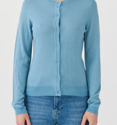 IVY Copenhagen IVY-Essex LS O-neck Cardigan Knitwear 58 Steel Blue