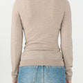 IVY Copenhagen IVY-Essex LS O-neck Cardigan Knitwear 745 Beige Melange