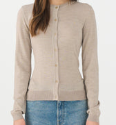 IVY Copenhagen IVY-Essex LS O-neck Cardigan Knitwear 745 Beige Melange