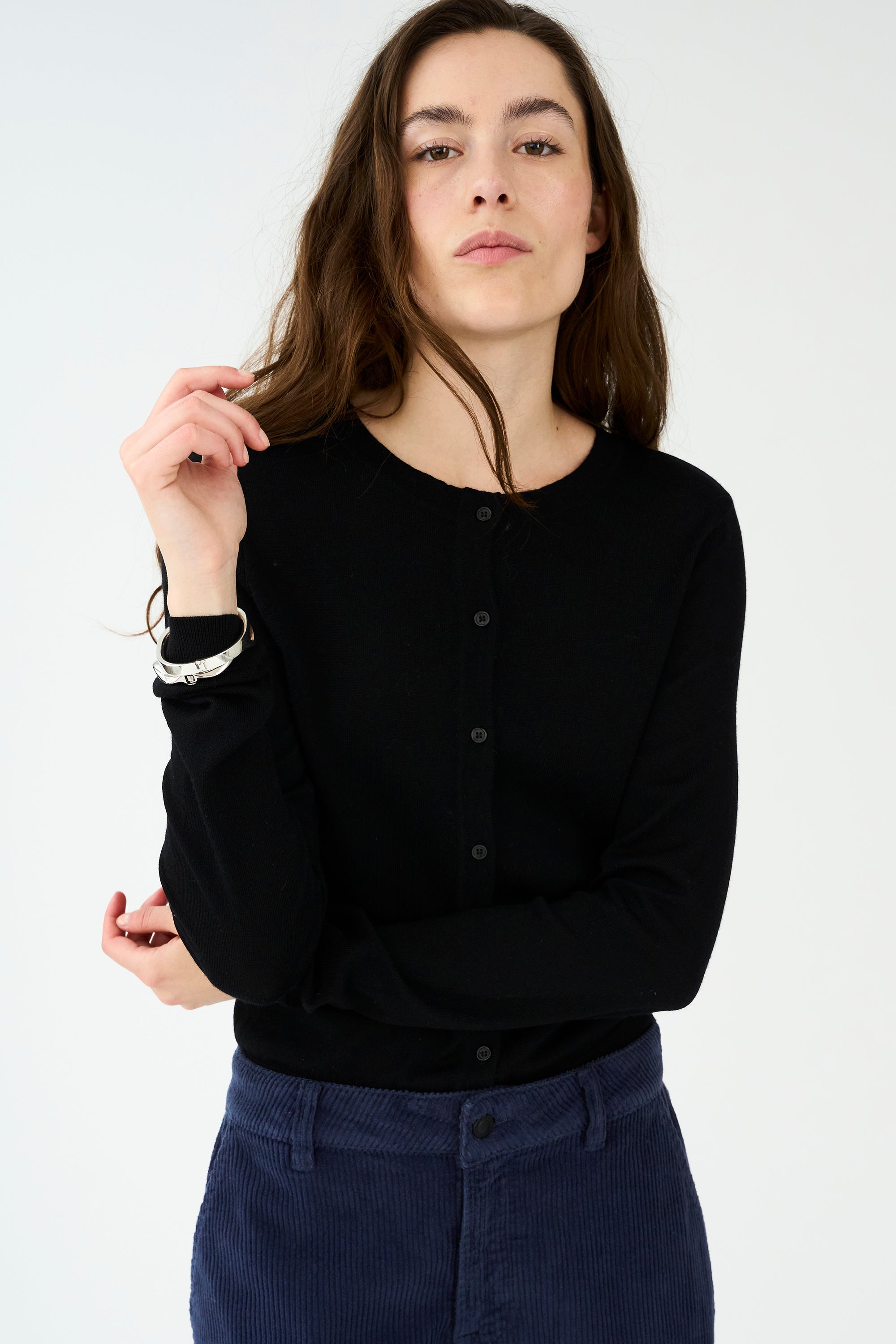 IVY Copenhagen IVY-Essex LS O-neck Cardigan Knitwear 9 Black