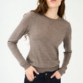 IVY Copenhagen IVY-Essex LS O-neck Knit Knitwear Brown Melange