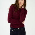 IVY Copenhagen IVY-Essex LS O-neck Knit Knitwear Burgundy