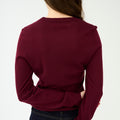 IVY Copenhagen IVY-Essex LS O-neck Knit Knitwear Burgundy