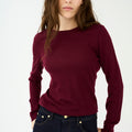 IVY Copenhagen IVY-Essex LS O-neck Knit Knitwear Burgundy