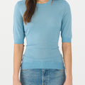 IVY Copenhagen IVY-Essex SS O-neck Knit Knitwear 58 Steel Blue