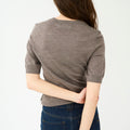 IVY Copenhagen IVY-Essex SS O-neck Knit Knitwear Brown Melange
