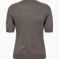 IVY Copenhagen IVY-Essex SS O-neck Knit Knitwear Brown Melange