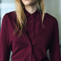 IVY Copenhagen IVY-Essex SS Polo Knit Knitwear Burgundy