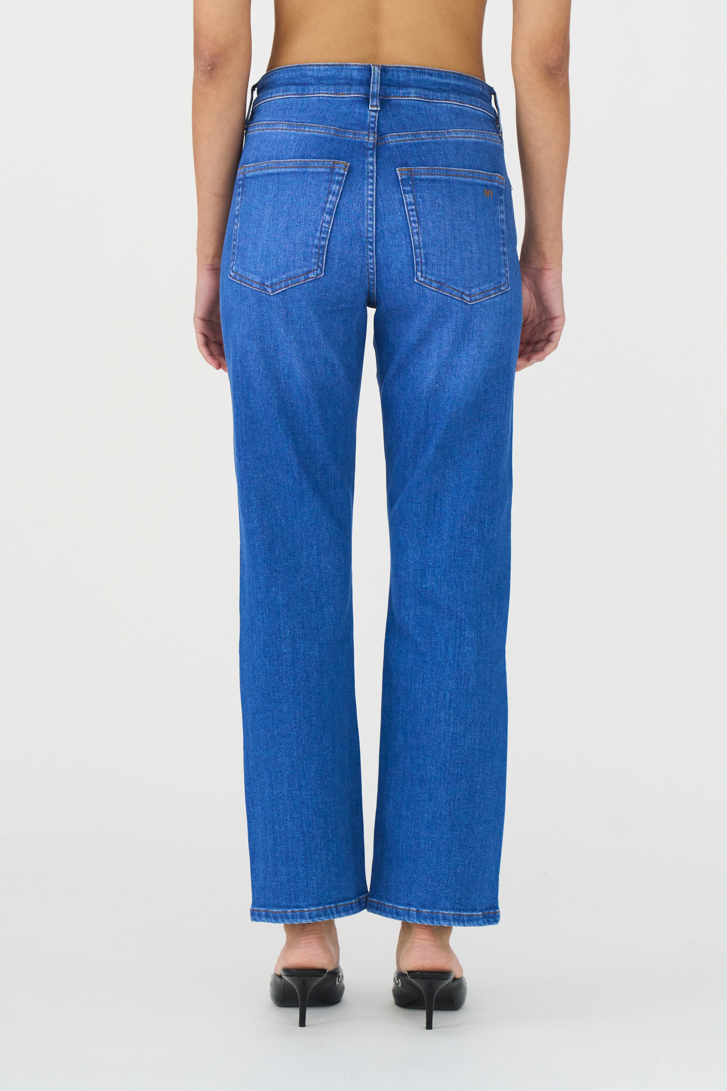 IVY Copenhagen IVY-Frida Cropped Jeans Wash Harrow Original Jeans & Pants 51 Denim Blue