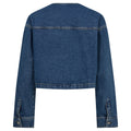 IVY Copenhagen IVY-Heaven Collarless Drop Jacket Wash Jaca Coats & Jackets 51 Denim Blue
