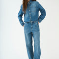 IVY Copenhagen IVY-Heaven Cropped Jeans Wash Tribeca Jeans & Pants 51 Denim Blue
