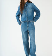 IVY Copenhagen IVY-Heaven Cropped Jeans Wash Tribeca Jeans & Pants 51 Denim Blue