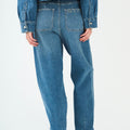 IVY Copenhagen IVY-Heaven Cropped Jeans Wash Tribeca Jeans & Pants 51 Denim Blue
