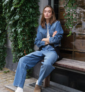 IVY Copenhagen IVY-Heaven Cropped Jeans Wash Tribeca Jeans & Pants 51 Denim Blue