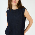 IVY Copenhagen IVY-Heaven Cross Back Top Wash Hong Kong Rinse Shirts & Blouses 51 Denim Blue