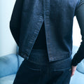 IVY Copenhagen IVY-Heaven Cross Back Top Wash Hong Kong Rinse Shirts & Blouses 51 Denim Blue
