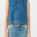 IVY Copenhagen IVY-Heaven Cross Back Top Wash Jaca Shirts & Blouses 51 Denim Blue