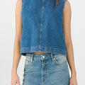 IVY Copenhagen IVY-Heaven Cross Back Top Wash Jaca Shirts & Blouses 51 Denim Blue