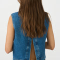 IVY Copenhagen IVY-Heaven Cross Back Top Wash Jaca Shirts & Blouses 51 Denim Blue