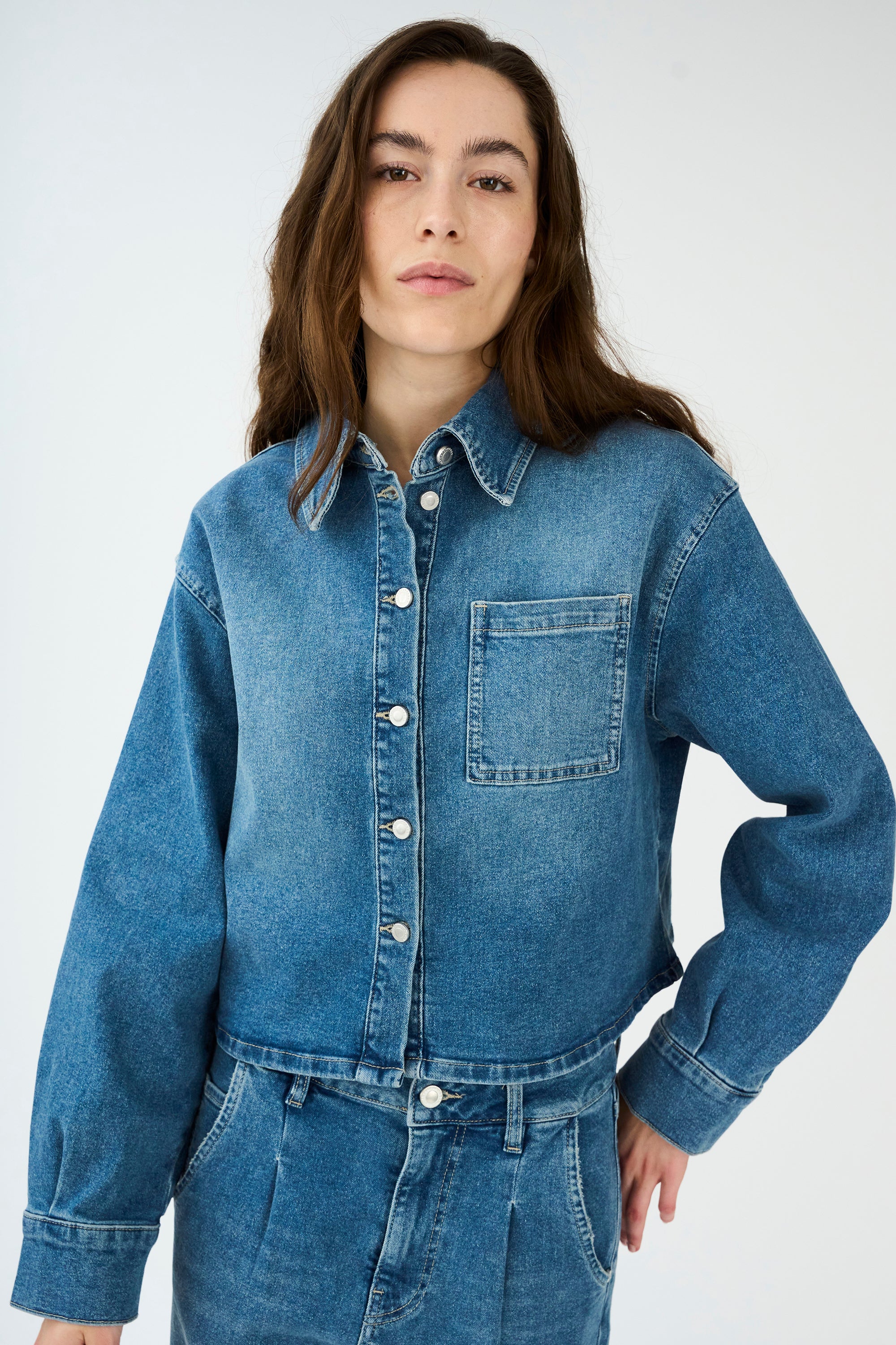 IVY Copenhagen IVY-Heaven Denim Shirt Wash Tribeca Shirts & Blouses 51 Denim Blue