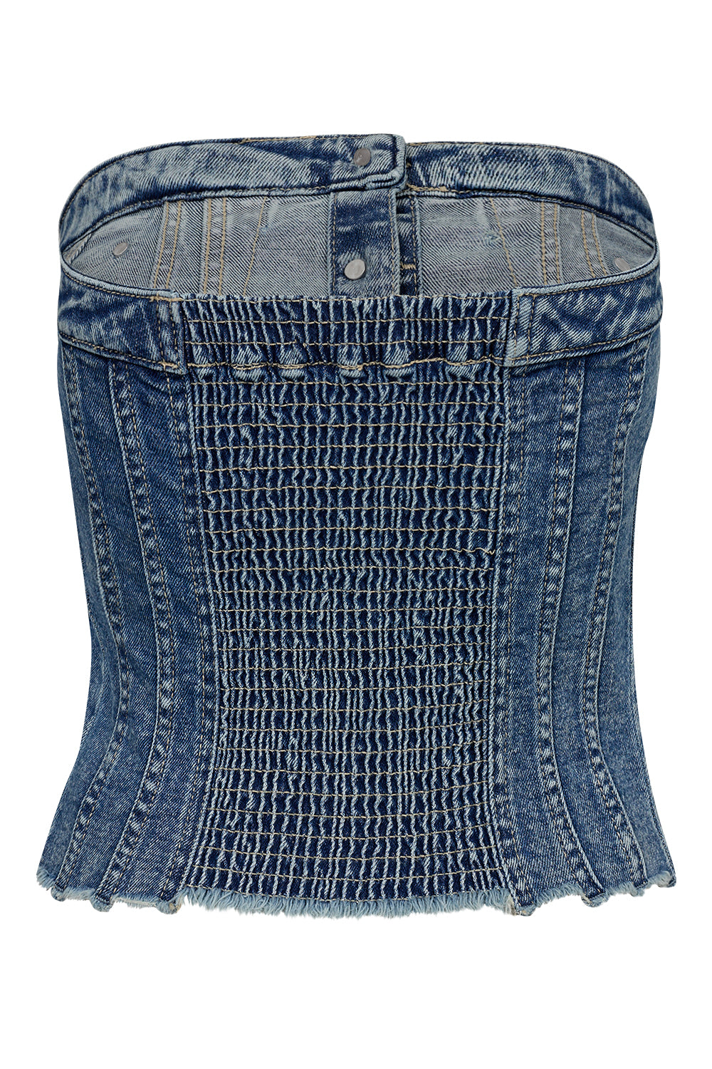 IVY Copenhagen IVY-Janice Corsage Top Wash Lunel Shirts & Blouses 51 Denim Blue