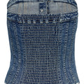IVY Copenhagen IVY-Janice Corsage Top Wash Lunel Shirts & Blouses 51 Denim Blue