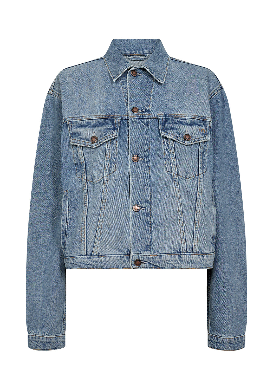 IVY Copenhagen IVY-Janice Jacket Wash Bedford Vintage Coats & Jackets 51 Denim Blue