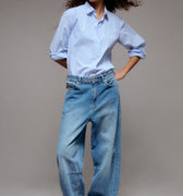 IVY Copenhagen IVY-Janice Slung Jeans Wash Lunel Shirts & Blouses 51 Denim Blue