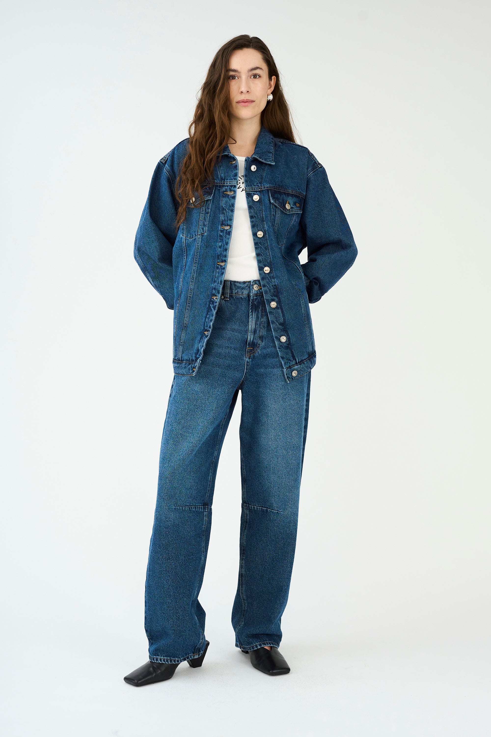 IVY Copenhagen IVY-Janice Slung Jeans Wash Waterford Jeans & Pants 51 Denim Blue