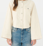 IVY Copenhagen IVY-Jazz Short Jacket Wash Ecru Coats & Jackets 03 Ecru