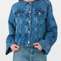 IVY Copenhagen IVY-Jazz Short Jacket Wash Punch Needle Jeans & Pants 51 Denim Blue