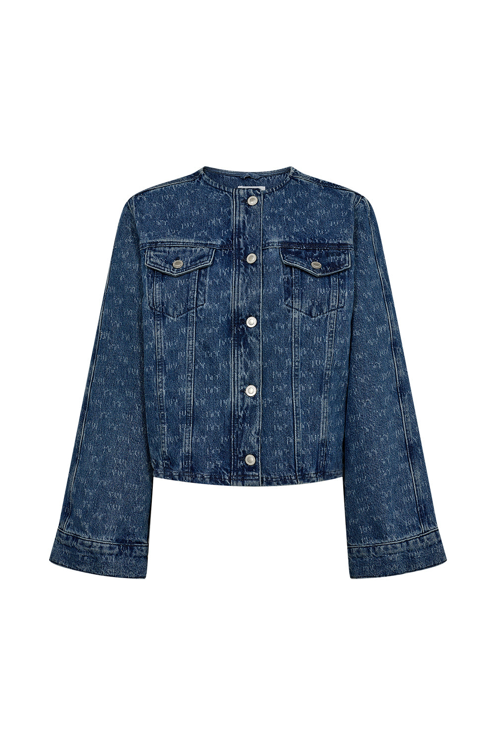 IVY Copenhagen IVY-Jazz Short Jacket Wash Punch Needle Jeans & Pants 51 Denim Blue