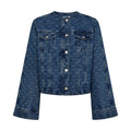 IVY Copenhagen IVY-Jazz Short Jacket Wash Punch Needle Jeans & Pants 51 Denim Blue