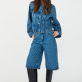 IVY Copenhagen IVY-Jazz Short Jacket Wash Punch Needle Jeans & Pants 51 Denim Blue