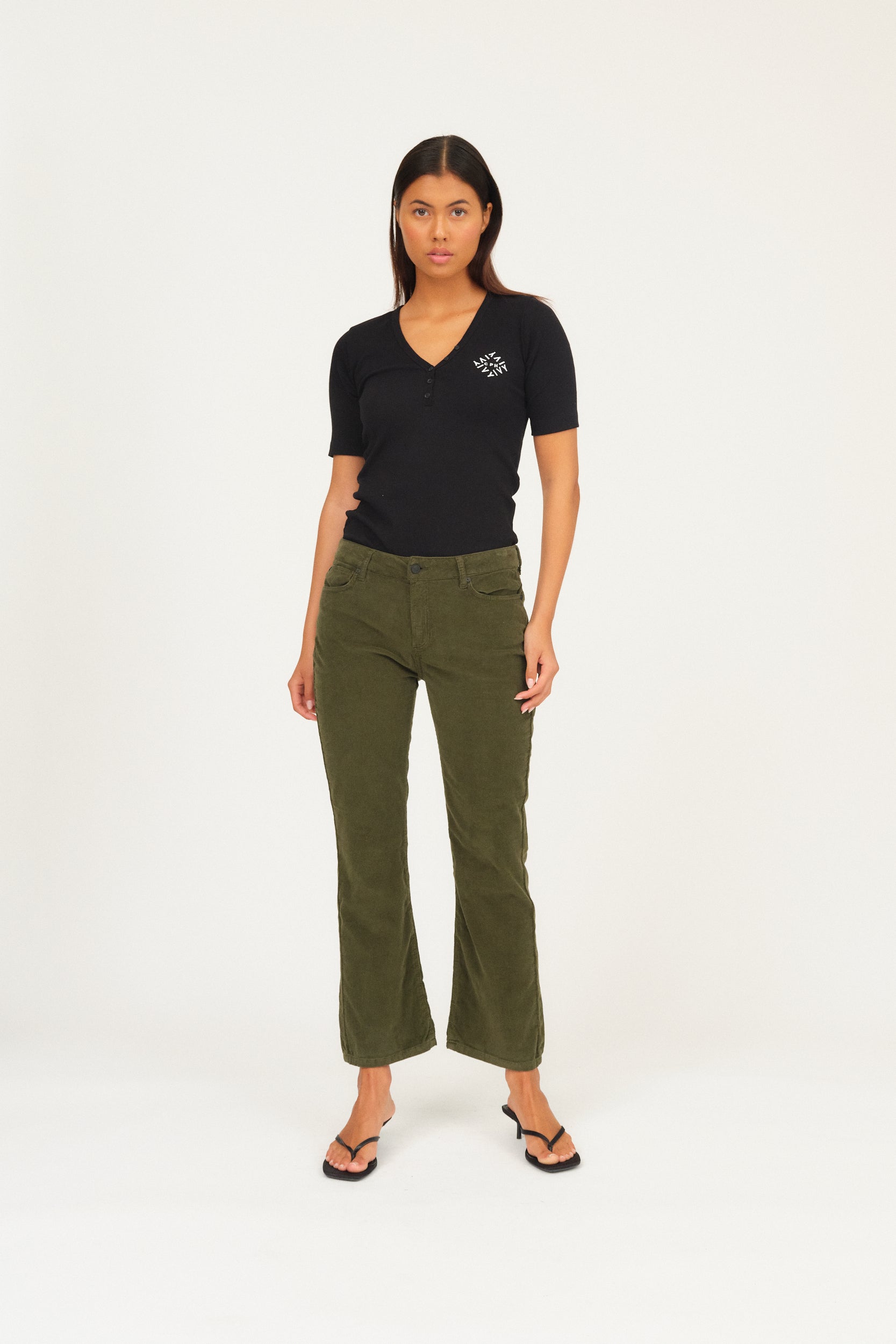 IVY Copenhagen IVY-Johanna Jeans Exclusive Corduroy Jeans & Pants 9 Black