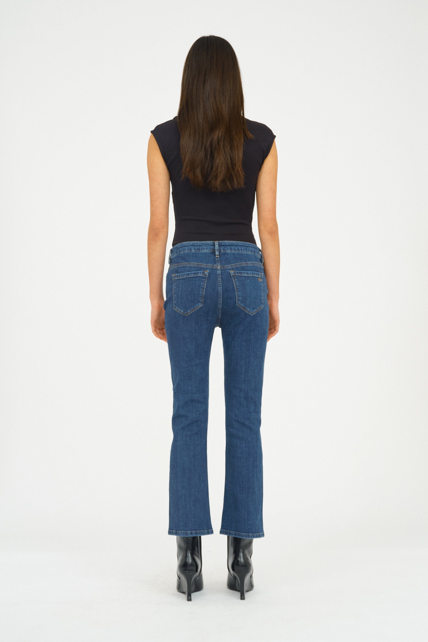 IVY Copenhagen IVY-Johanna Kick Flare Jeans Wash Middark Nottingham Jeans & Pants 51 Denim Blue